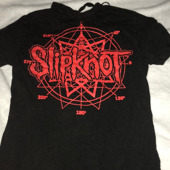 Hot Topic Tops Super Cute Laced Up Front Slipknot Shirt Poshmark
